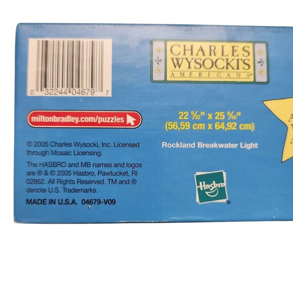 Vintage 2005 Charles Wysocki Puzzles Rockland Breakwater Light Brand New - Picture 4 of 5